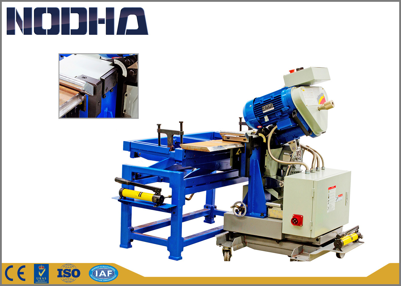 Frezarka krawędziowa NODHA, maszyna automatyczna 750-1050 R / Min Motor Speed