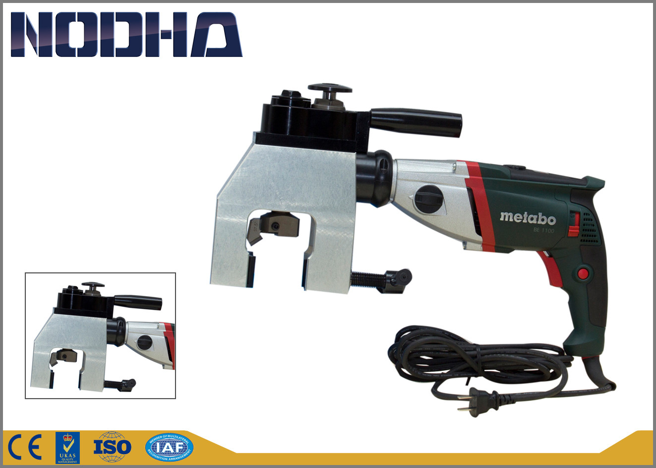 NODHA 28-63MM Lekka, automatyczna maszyna do fazowania rur dla przemysłu chemicznego, elektrownia